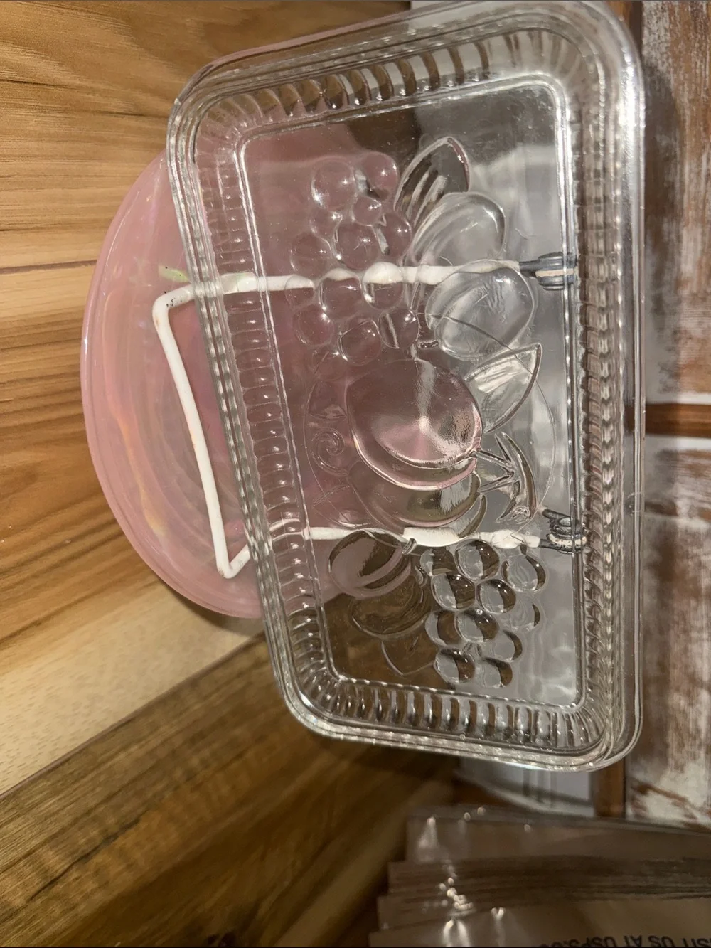 Federal glass refrigerator dish top lid